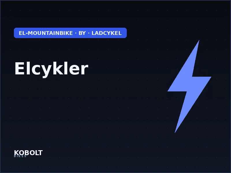 Elcykler hos Kobolt Bikes