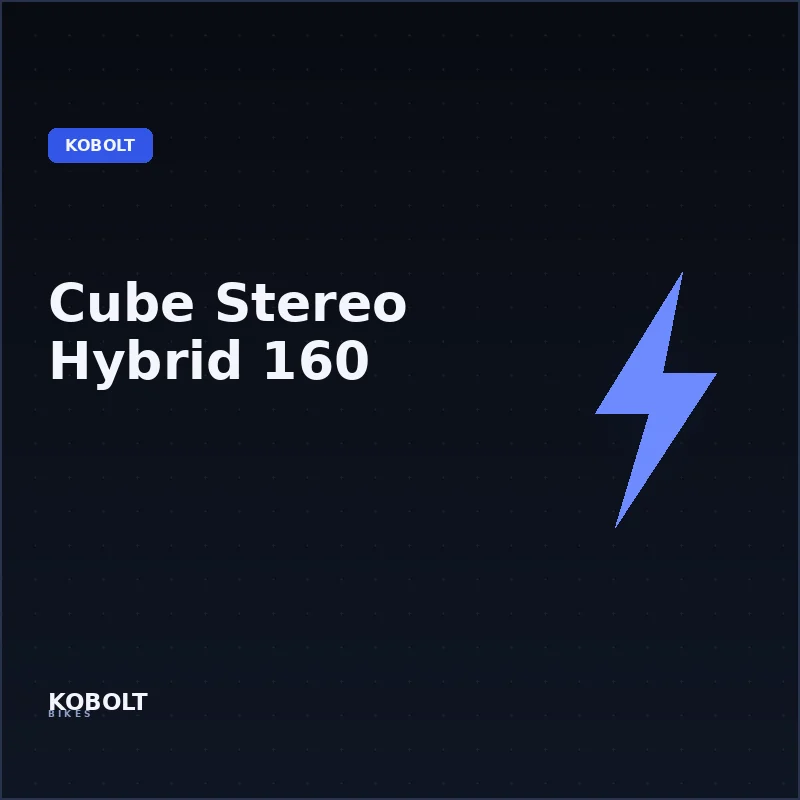 Cube Stereo Hybrid 160 – Elcykler